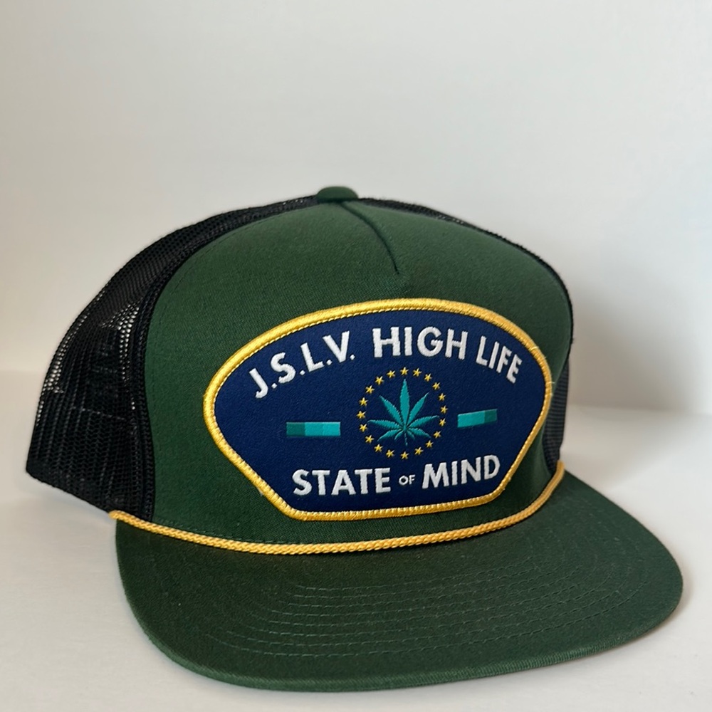 Green and Black Trucker Hat